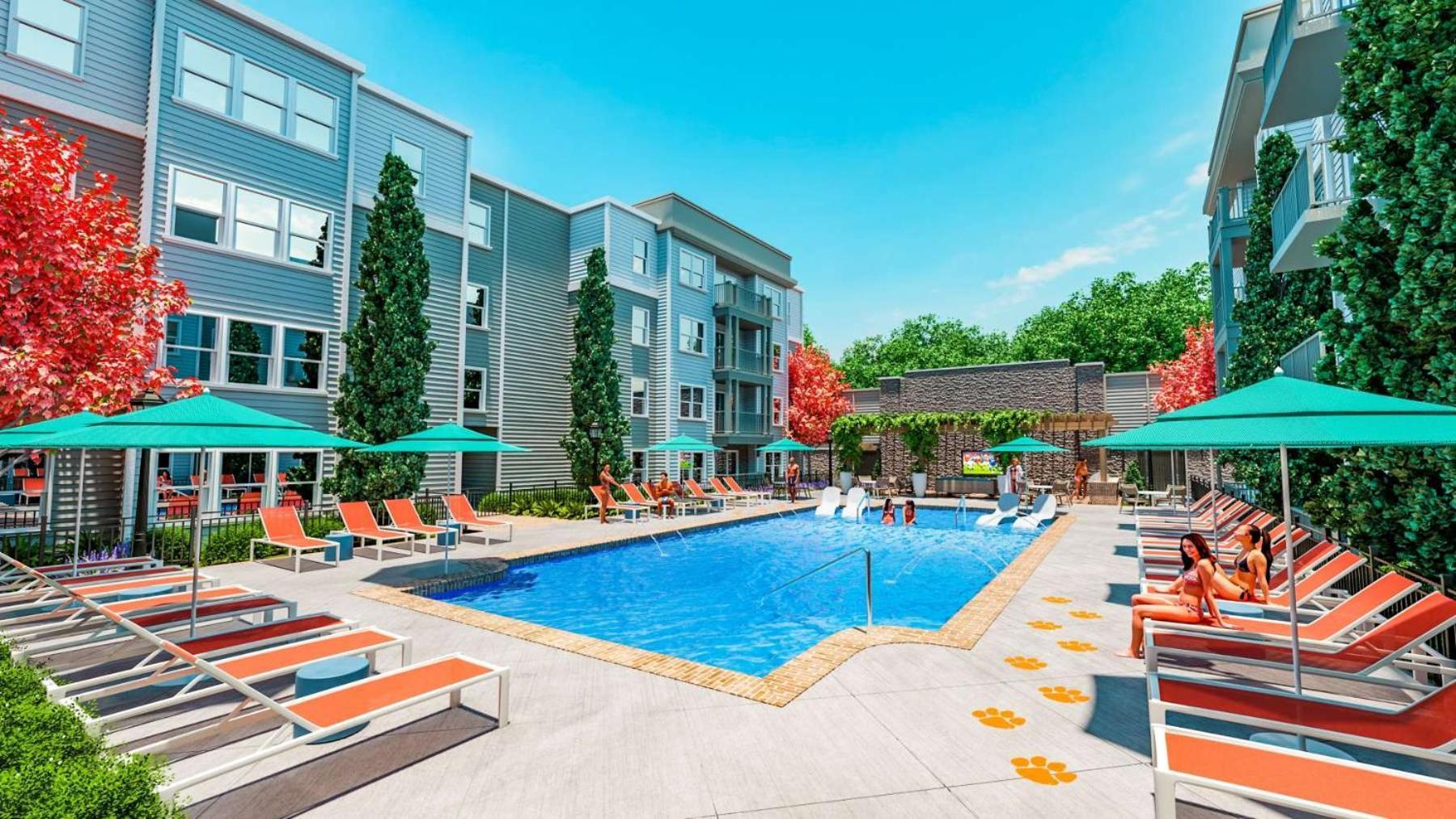 Near Cu And Minutes To Dt Gym Pool Hammock Apartment Clemson Exterior photo
